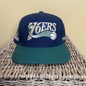 Mitchell & Ness Philadelphia 76ers Grassland 40th Anniversary 7 1/4 Hat